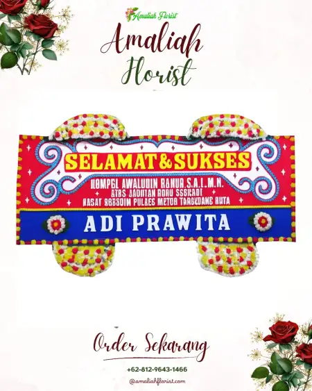 Papan Bunga Ucapan Selamat Mojokerep